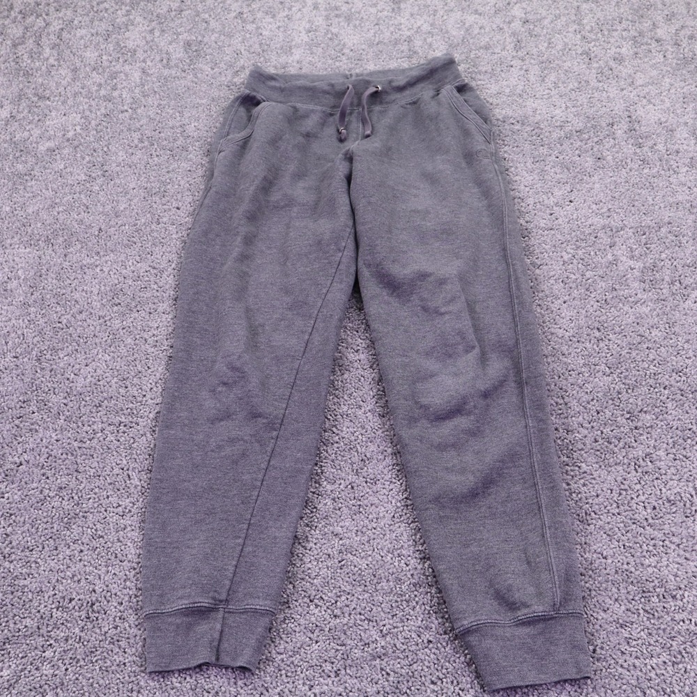 Champion Sweatpants Mens Medium Gray Fleece Jogger Pockets Drawstring Activewear